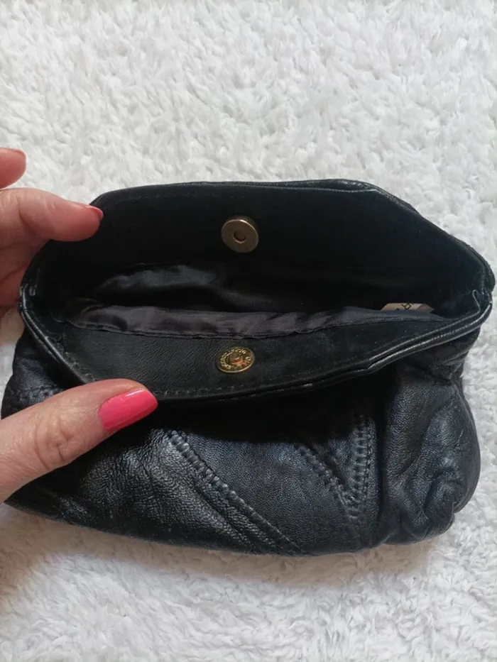 Pochette cuir noire - photo numéro 2