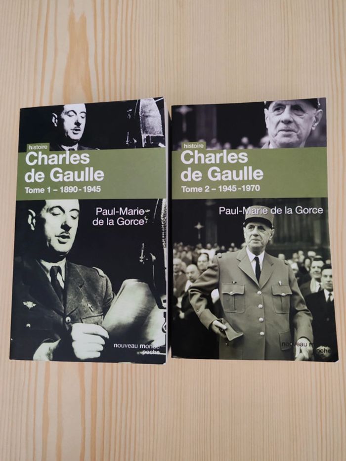 Paul-Marie de la Gorce 🍀 Charles De Gaulle Tome 1 et 2 - photo numéro 1