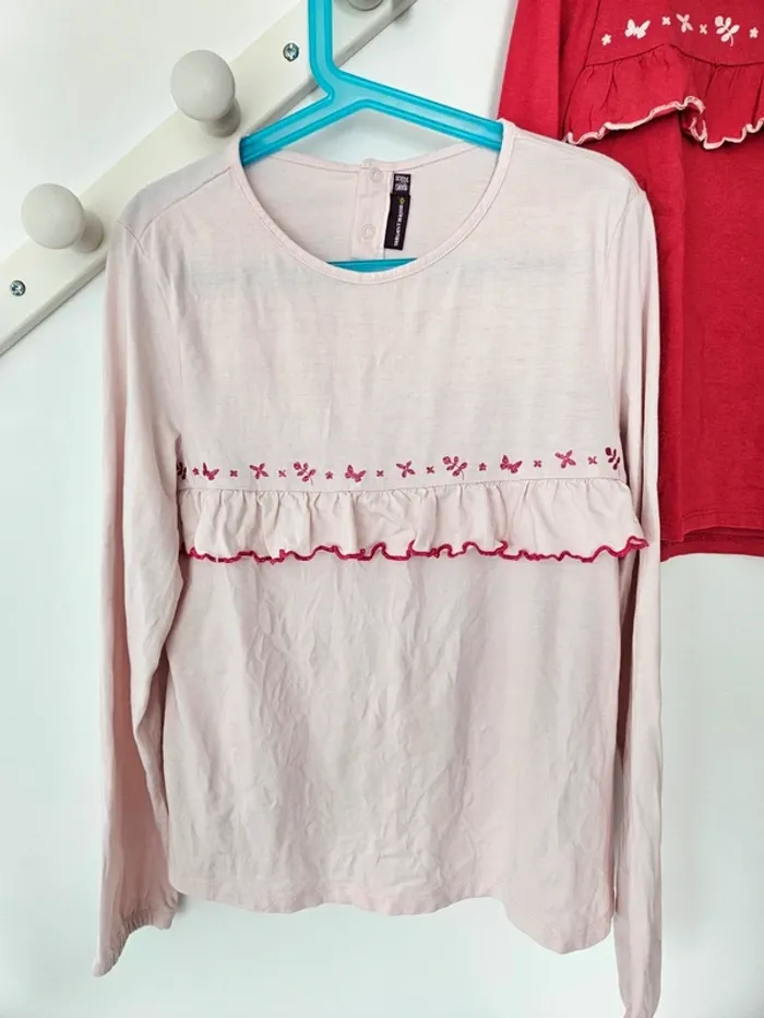 Lot de 3 T-shirts fille 10 ans - photo numéro 3