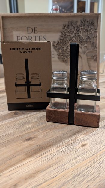 Poivrier et salière deco Casa