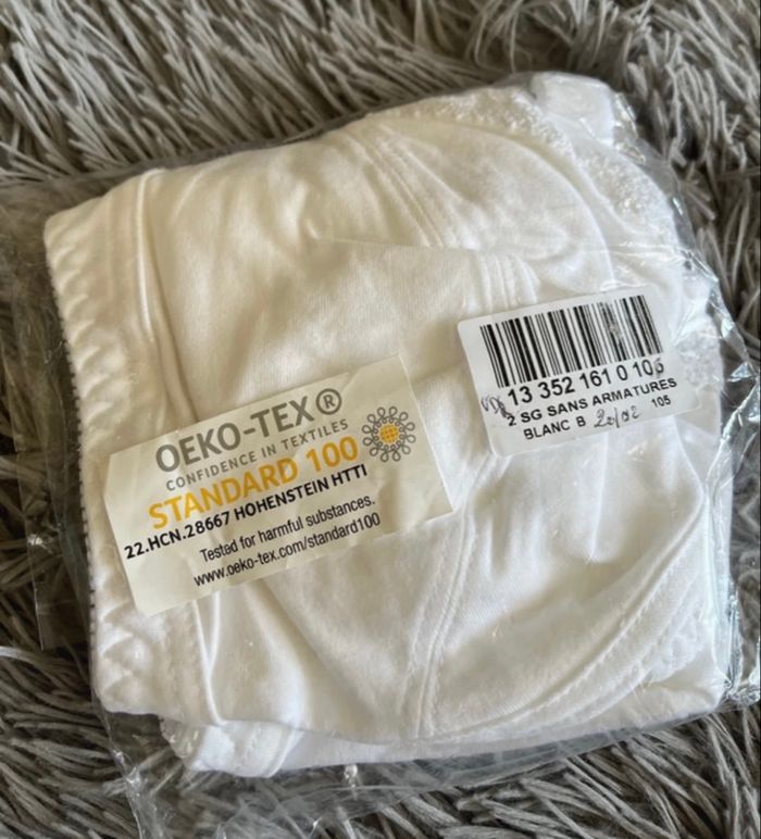 Blancheporte Lot 2 Soutien gorge blanc taille 105B - photo numéro 6