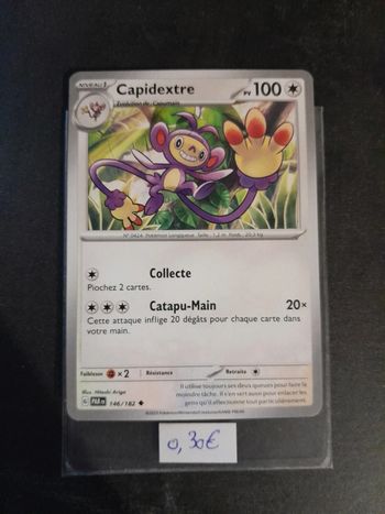 Carte Pokémon Capidextre 146/182