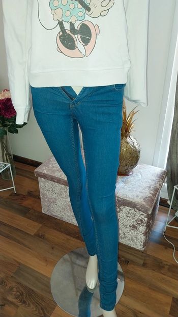 Jean skinny Bleu moyen Taille haute excellent état