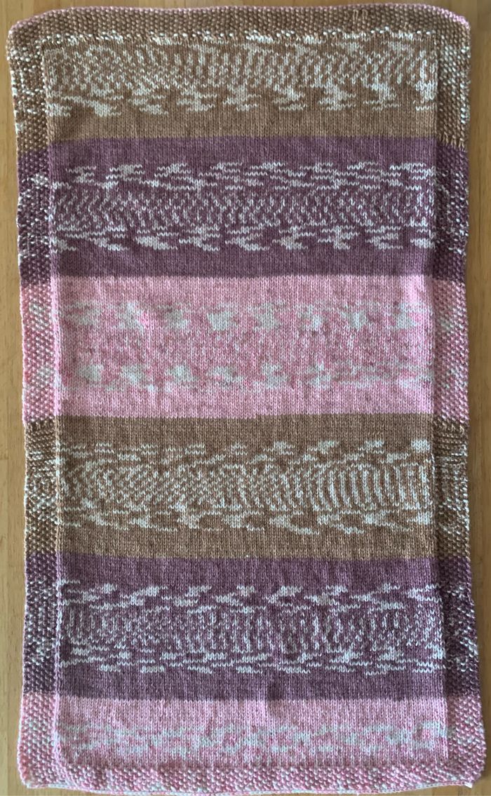 Couverture bébé au tricot
