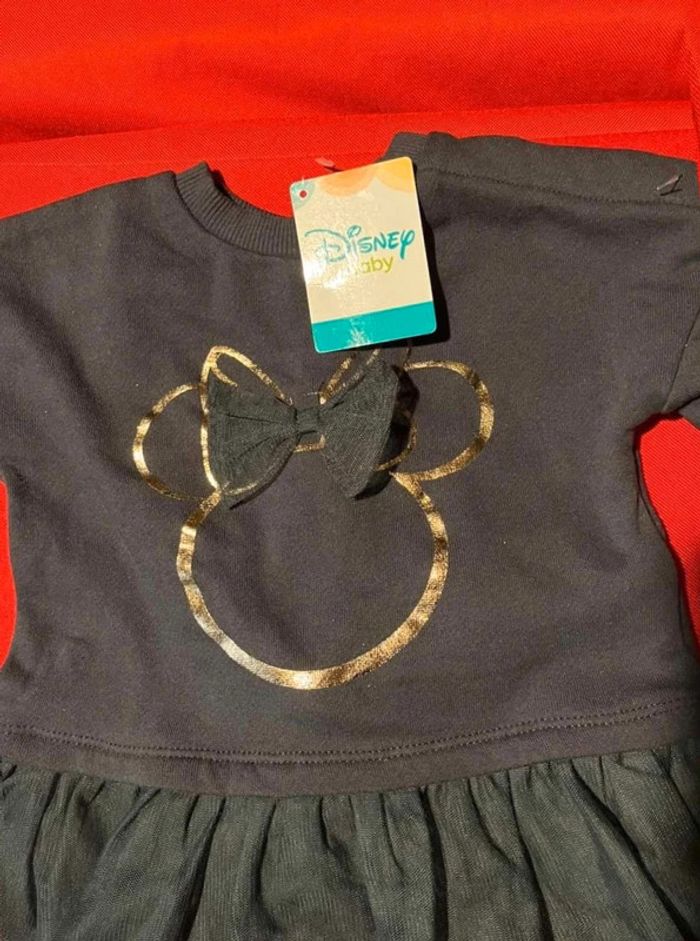 Robe  bébé fille Disney baby  Minnie  18  mois  neuve  fêtes Noël  nouvel  an - photo numéro 3