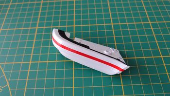 Pare-chocs arrière droit 97A pièce détachée Porsche 911 Carrera RS 2.7 1/8 1/8ème Altaya #B37