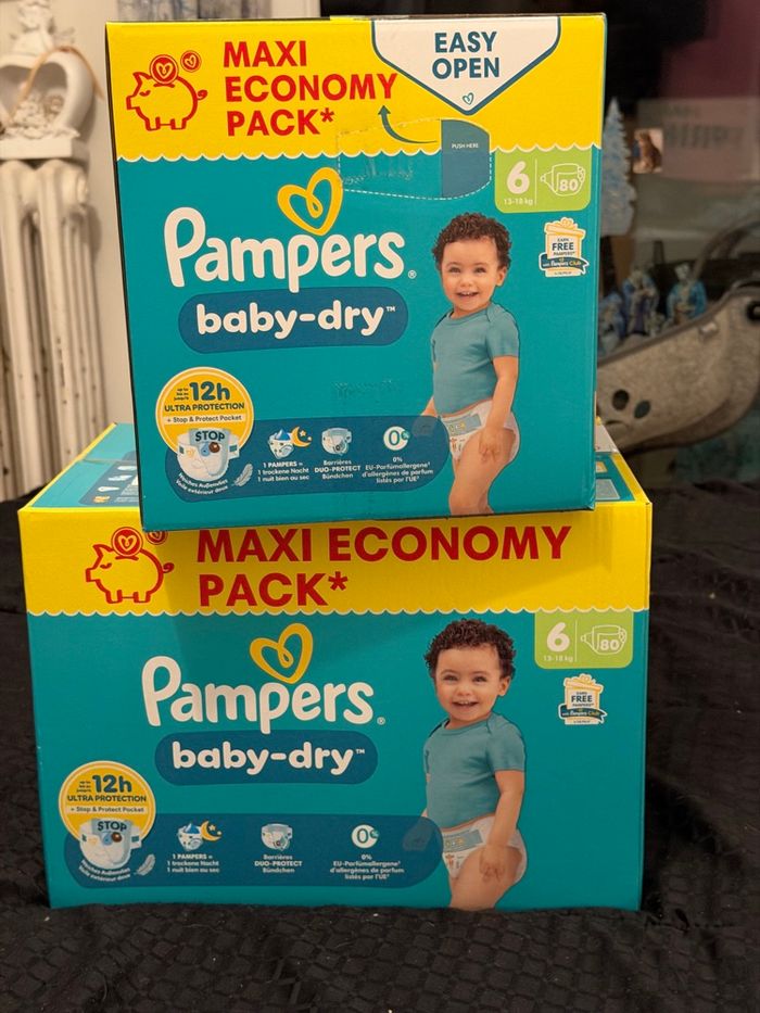 Pampers baby dry taille 6 - photo numéro 3