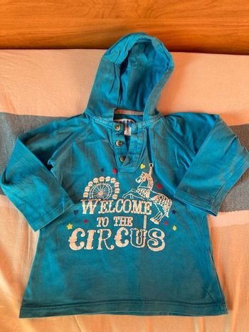 T-shirt ML capuche 36 mois