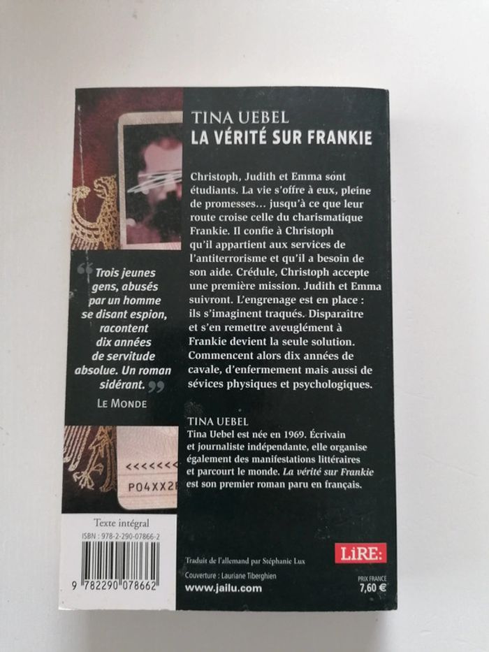 La vérité sur Frankie de Tina Uebel - photo numéro 2