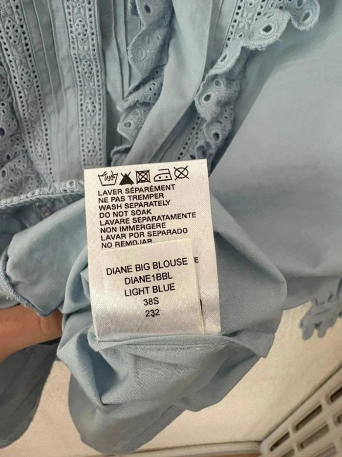 Chemise Antik Batik Diane bleue / taille S - photo numéro 6