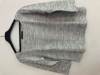 Pull Atmosphère un peu brillant manches 3/4