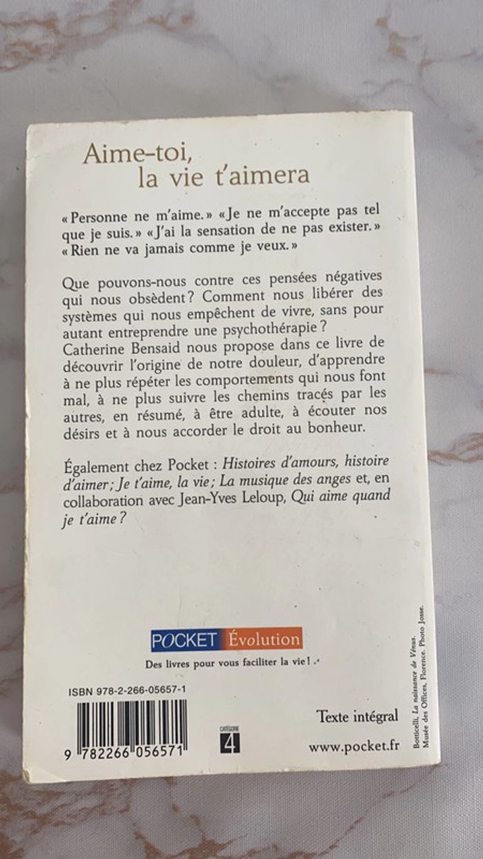 Aime toi, la vie t’aimera de Catherine Bensaid - photo numéro 2