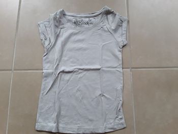 T-shirt beige fille 8 ans BILOOK TBE