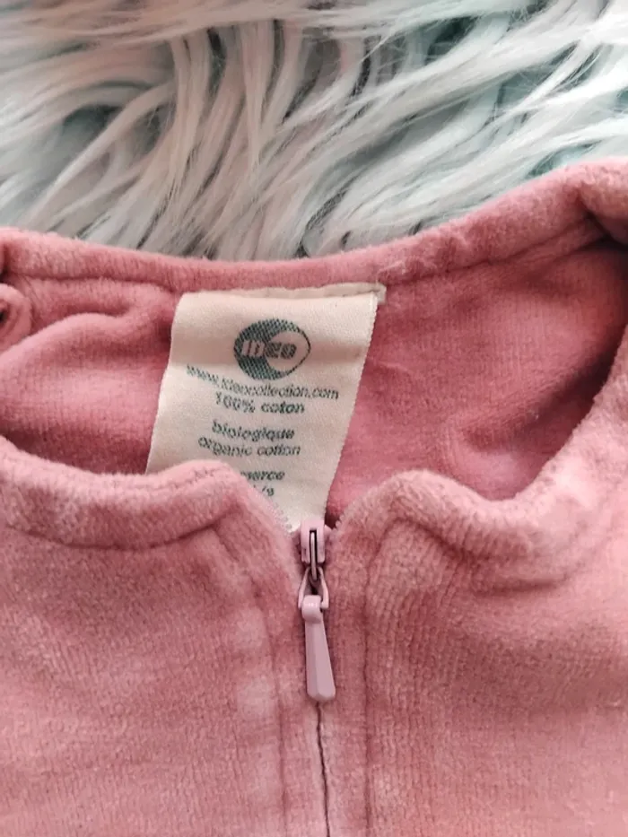 🐦 pyjama fille 12 mois rose - photo numéro 3