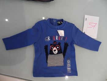 t-shirt 3 mois manche longue orchestra