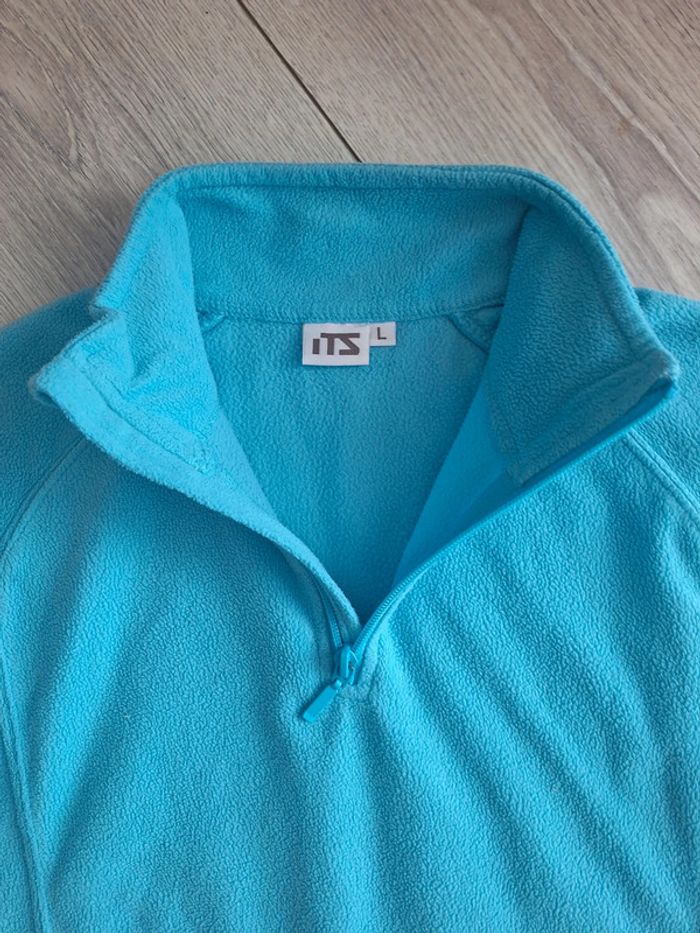 Pull polaire bleu taille L - photo numéro 5