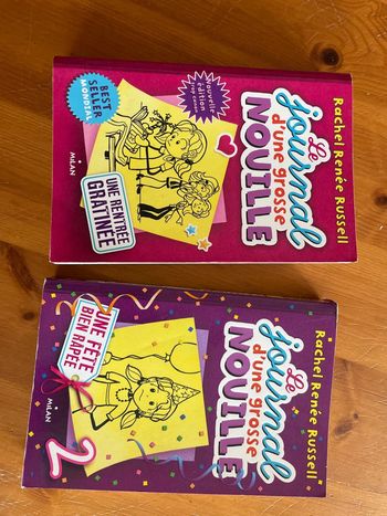 Lot de 2 livres Le journal d’une grosse nouille