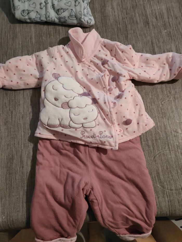 Lot de 3 Ensembles fille 3 mois - photo numéro 2