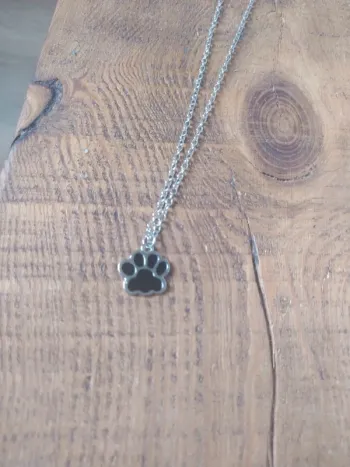 Collier neuf patte de chat🐱