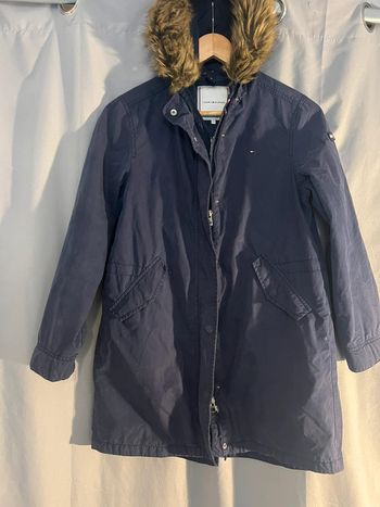 Veste longue parka tommy hilfiger