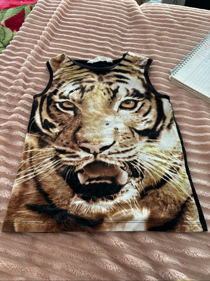 Débardeur d’été tête de tigre 🐯 - photo numéro 2