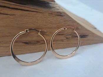 💎 Boucles d'oreilles en acier inoxydable ! 💎