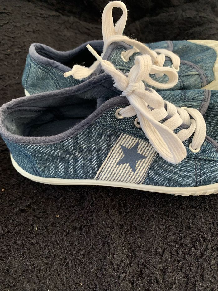 Basket en jean taille 34 - photo numéro 3