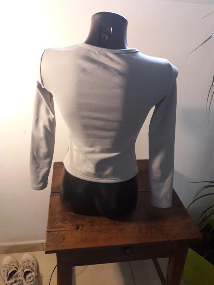Haut t shirt manche longue dazy femme fille ado taille xs 34 - photo numéro 3