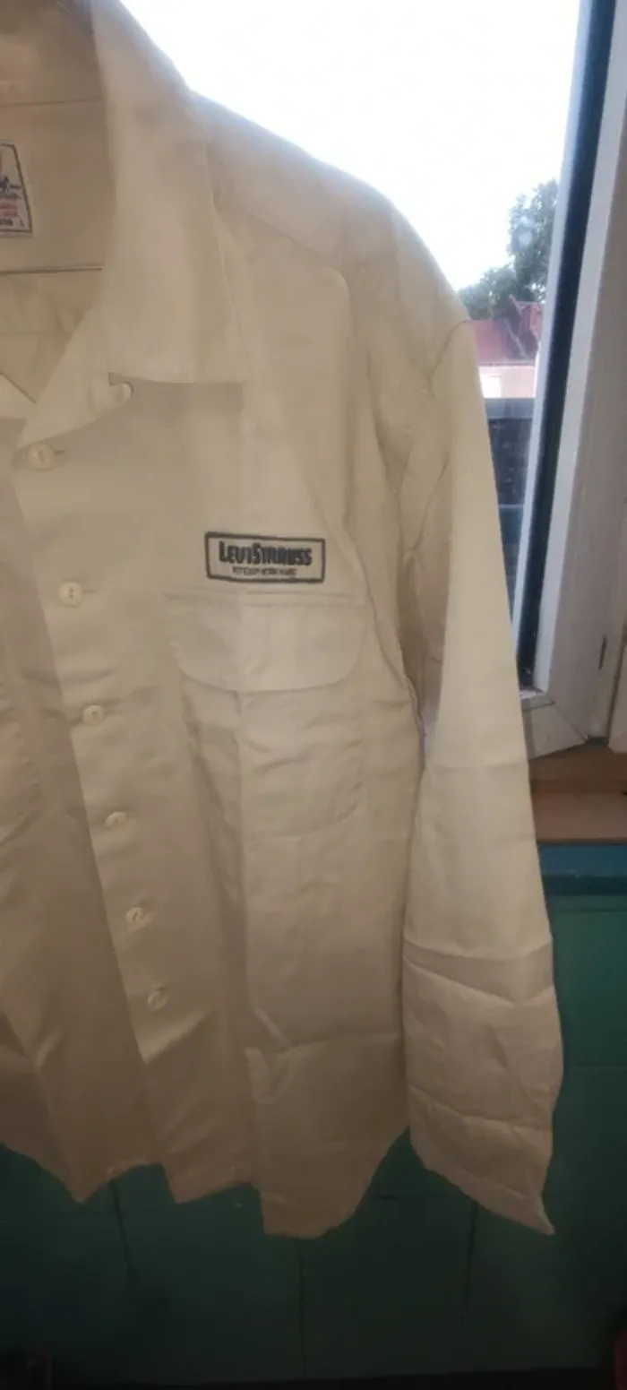 Chemise jean beige Levi's - photo numéro 4