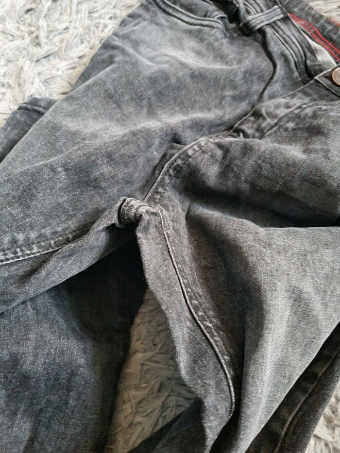 Jean slim fit noir gris taille XS 14ans - photo numéro 7