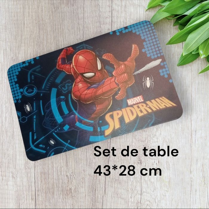 Set de table spiderman marvel