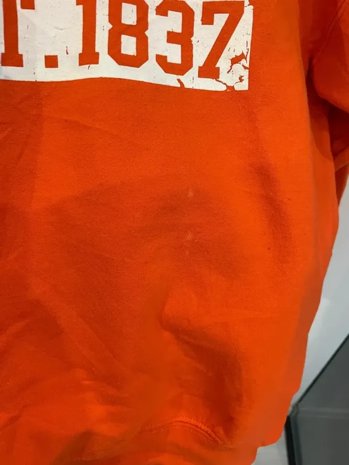 Orange crewneck Michigan Gildan M - photo numéro 8