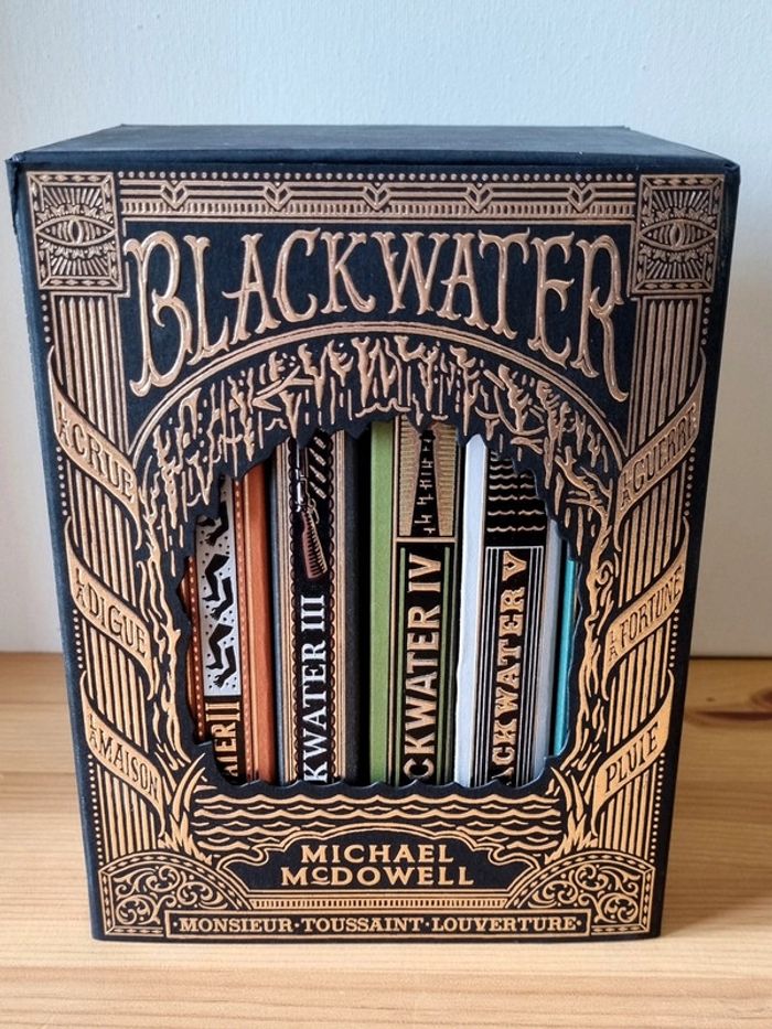 Coffret blackwater + cartes et marque page