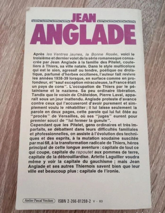 Jean Anglade 🪅 Les permissions de mai - photo numéro 2