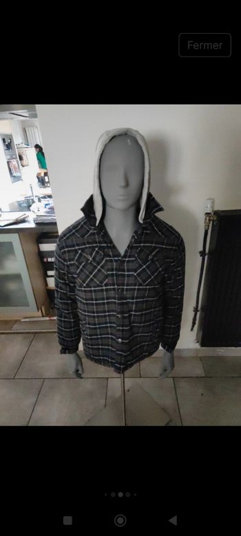 Veste doublée avec capuche