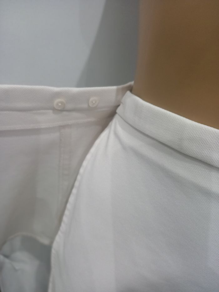 Mini jupe blanche portefeuille Lacoste,  M - photo numéro 6