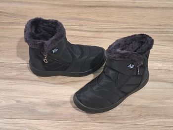 Bottes bottines hiver chaudes doublées imperméable randonnée fille