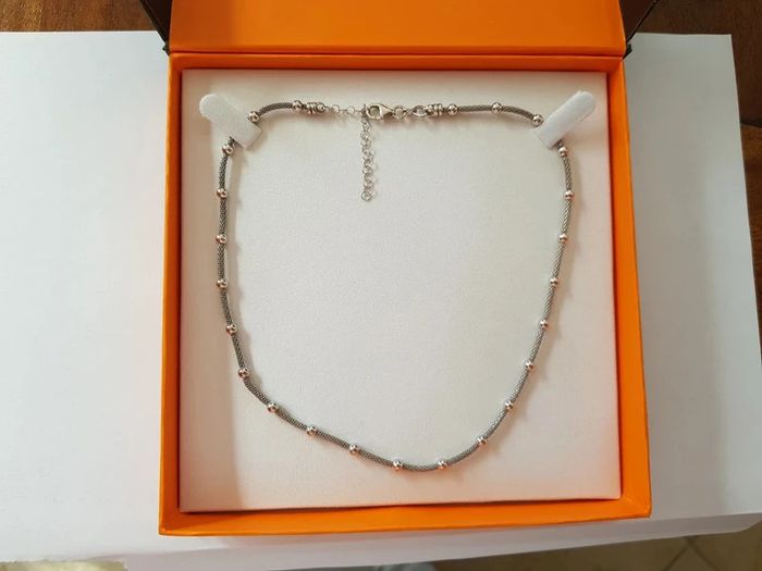 Collier argent neuf