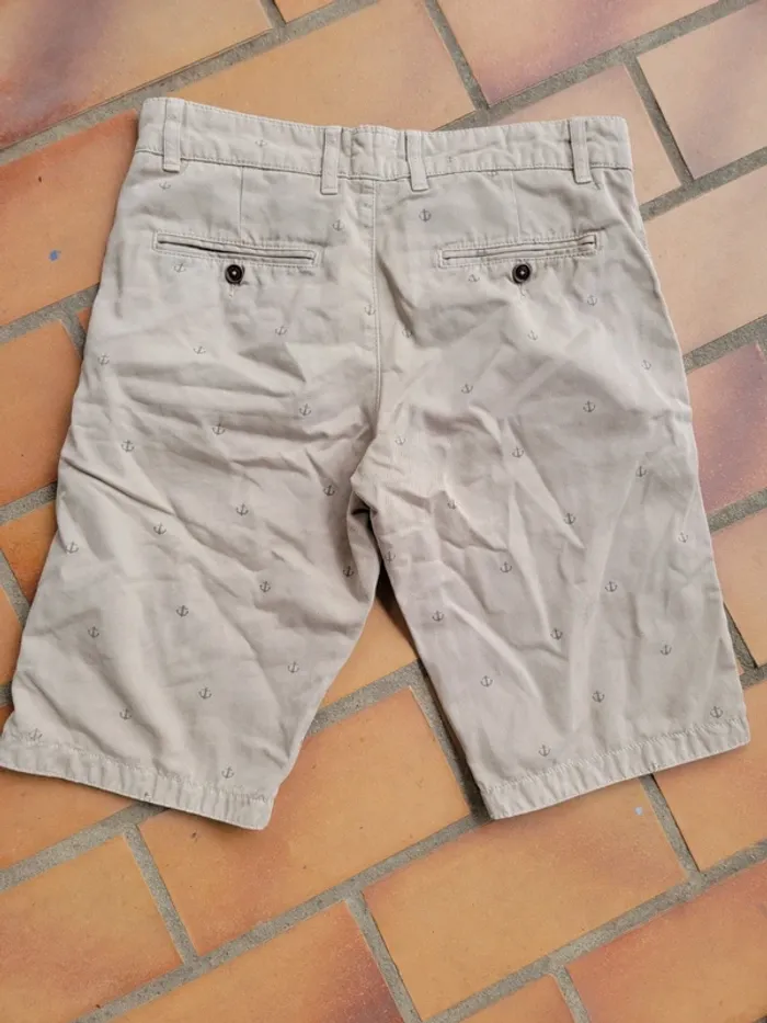 Short Jort avec motif cargo ancre marine old money habillé chic - photo numéro 2