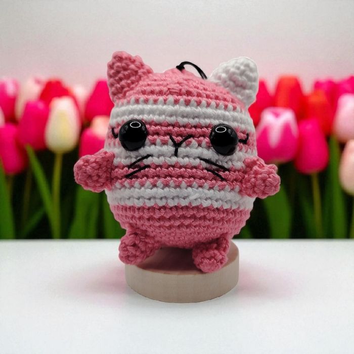 Amigurumi porte clé Chat - photo numéro 9