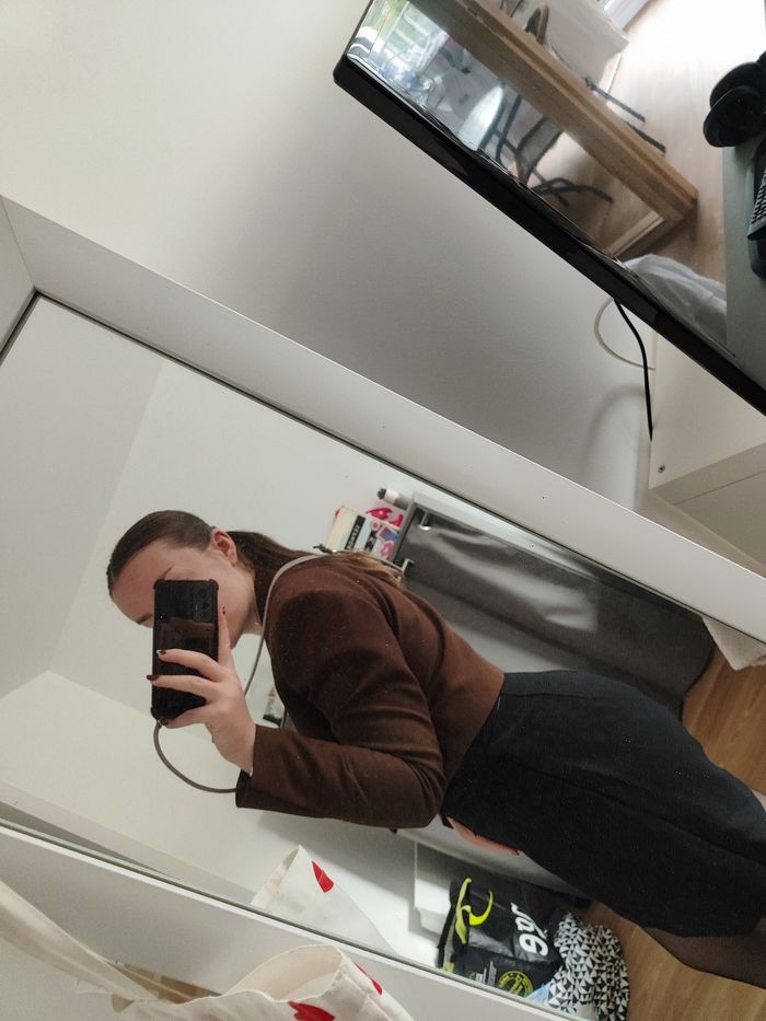 Blazer court marron - photo numéro 3