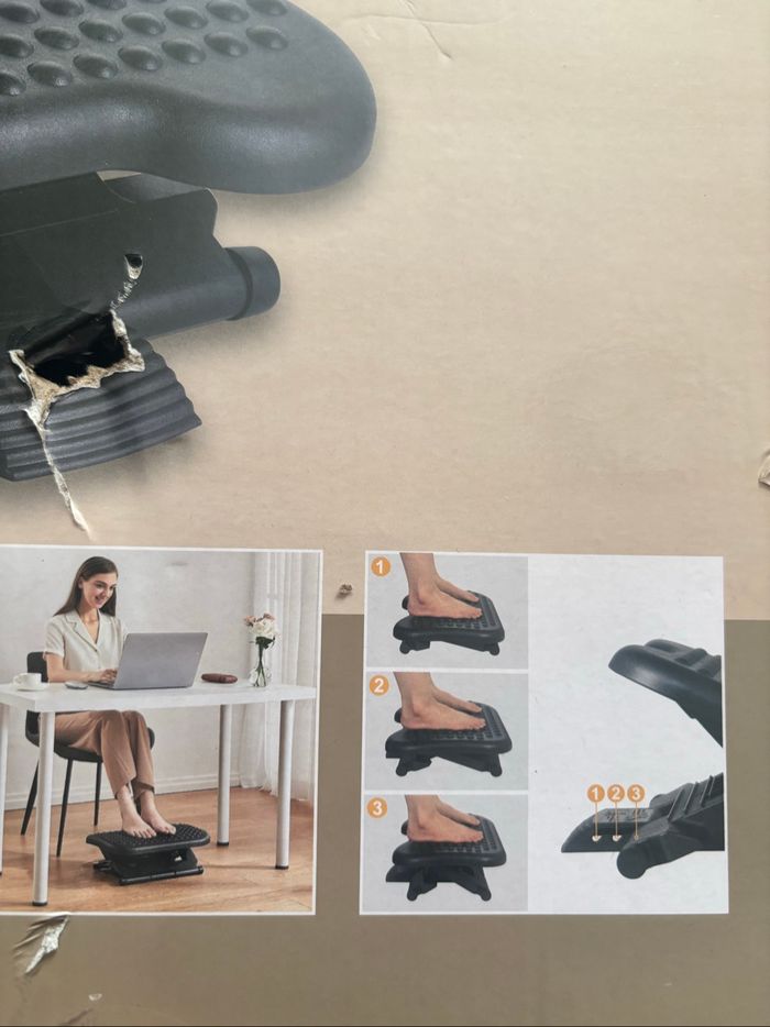 repose pieds ergonomique  Neuf bureau - photo numéro 3
