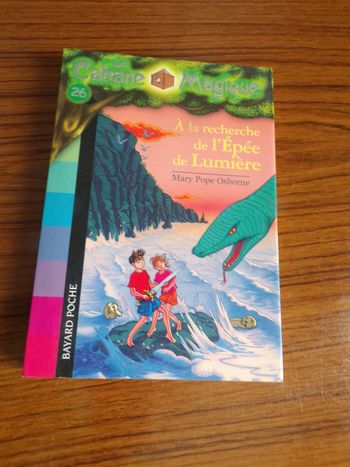 Livre La cabane magique N°26 a la recherche de l'épée de