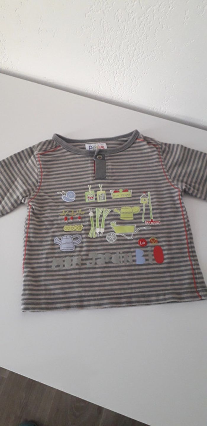 T.shirt manches longues 12 mois - photo numéro 4