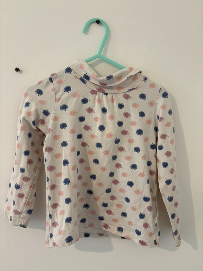 🧶 Pull à col roulé Pat & Ripaton - Taille 36 mois 🦔