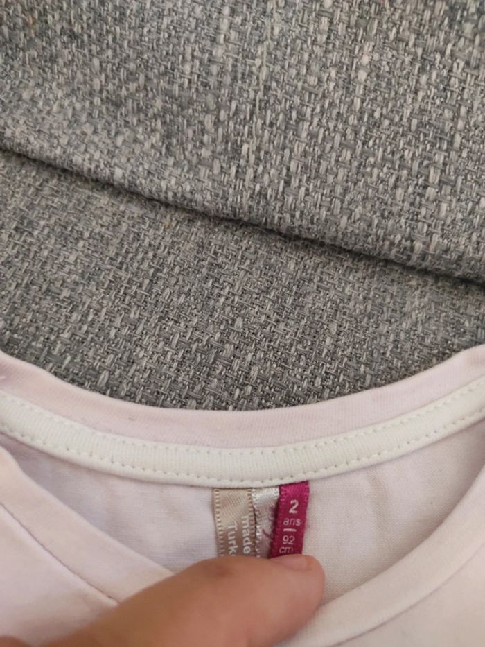 Jupe taille 23 mois+ tee-shirt taille 2 ans - photo numéro 5