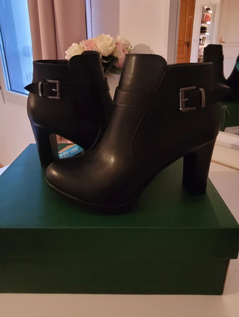 Bottines à talons noir femme chaussea