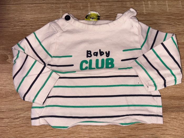 Lots de 4 maillot manche longue 1 mois - photo numéro 5