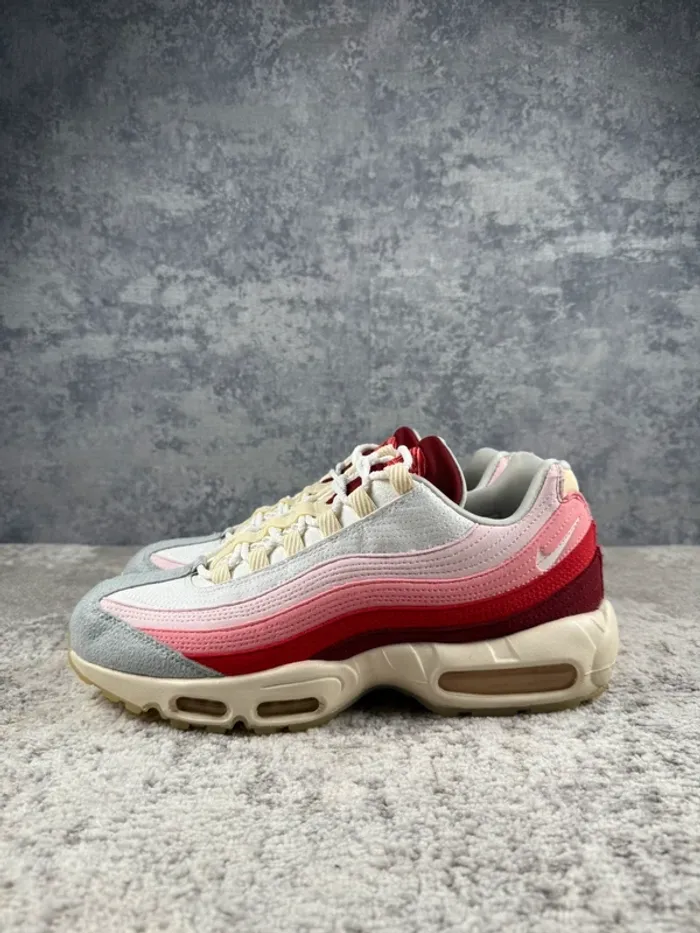 Nike Air Max 95 QS Anatomy Of Air GID - White & Pink & Red - photo numéro 5