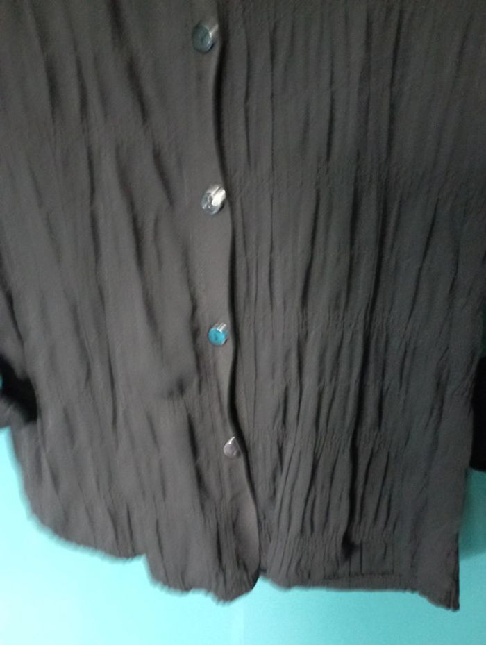 Chemise femme fluide noire - photo numéro 3